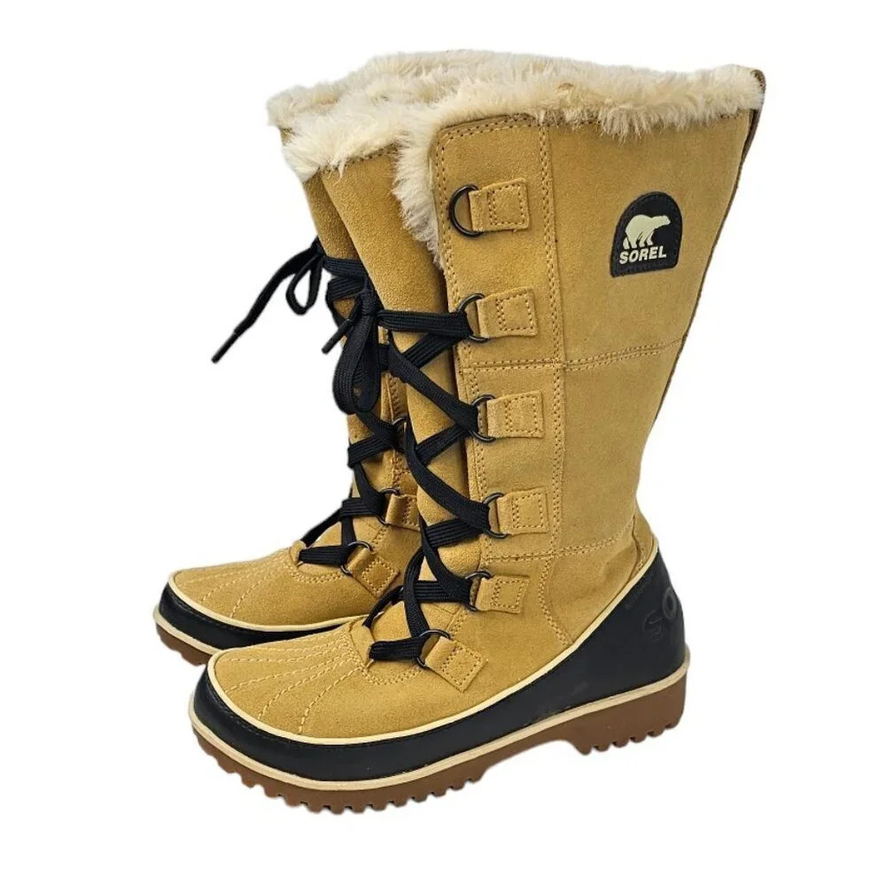 Sorel Womens Tivoli High ll Winter Snow Boots Size 6  Waterproof Lace Up